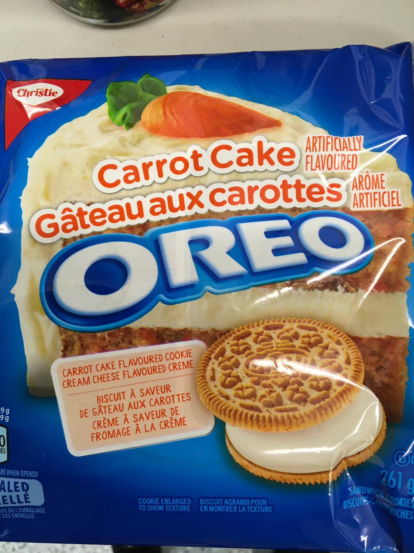 Oreo carrot cake cookies