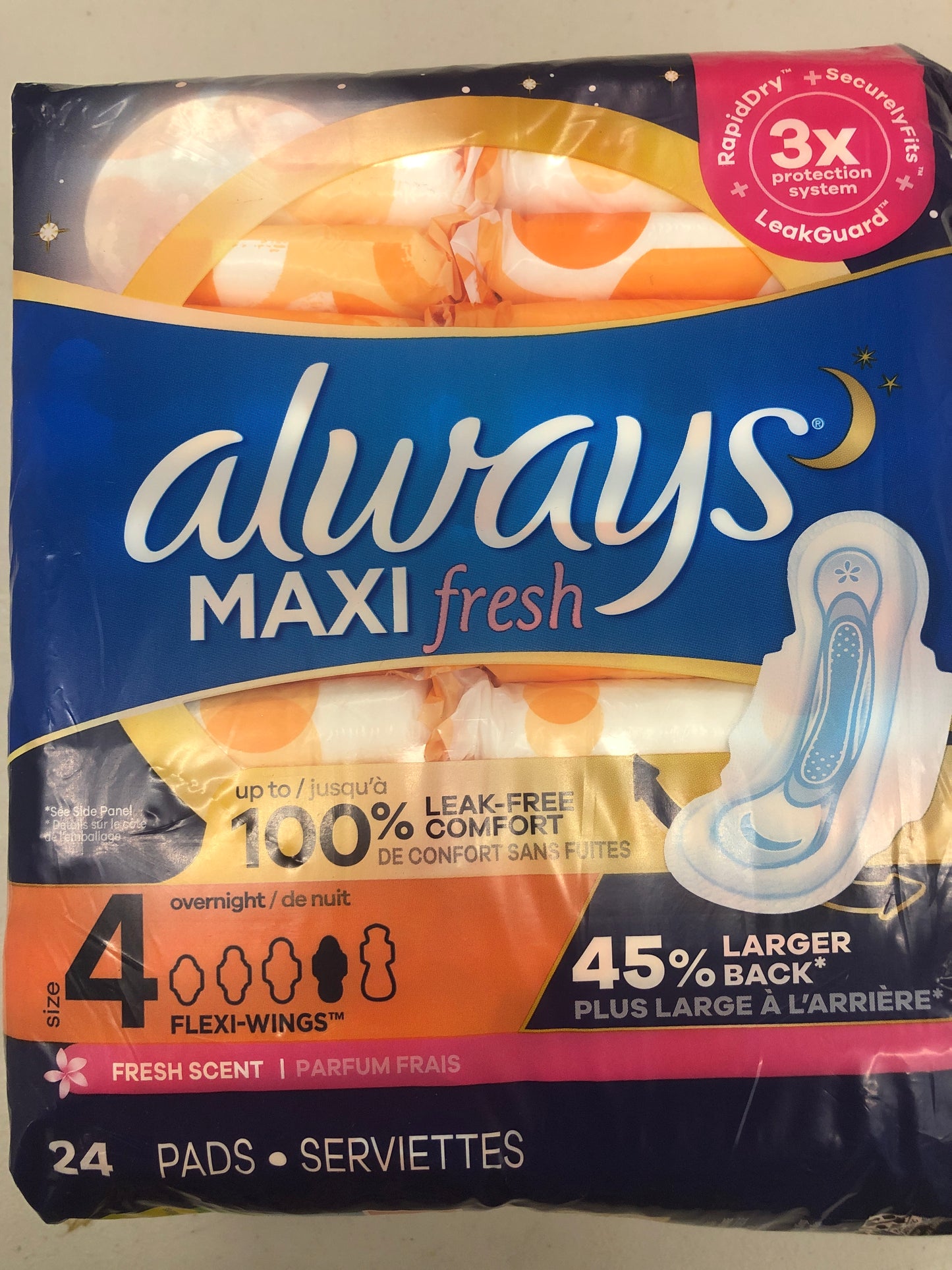 Always maxi fresh size 4