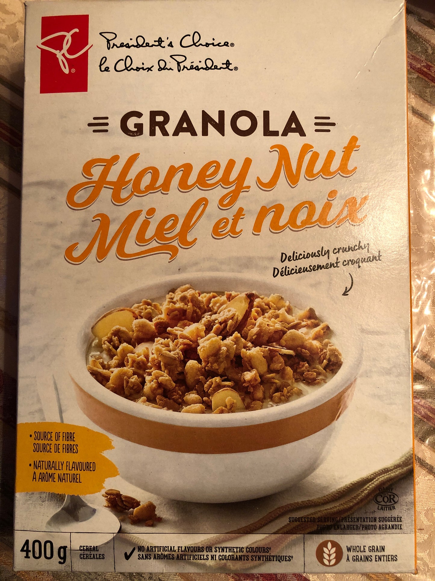 Honey nut granola cereal