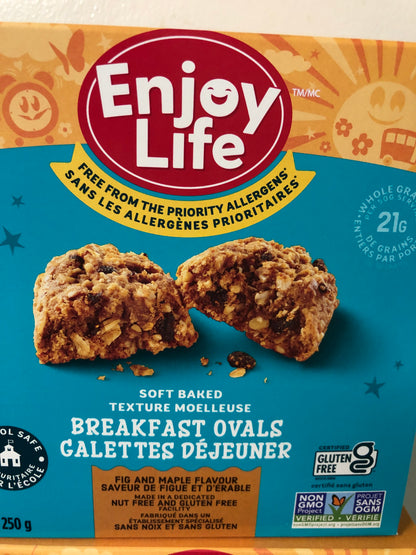 Enjoy Life gluten free- one box per order of ANY snack bars we have
