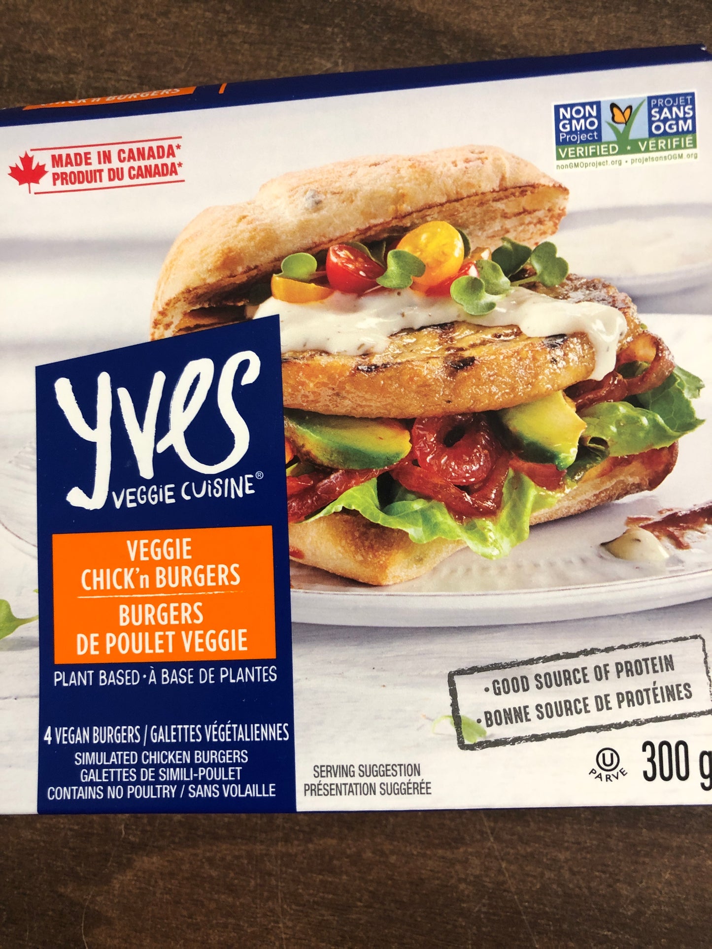 Yves Veggie Chick’n Burgers