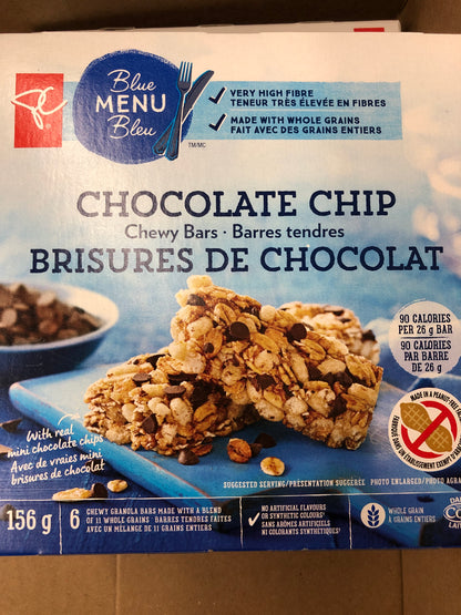 PC Granola Bars- one box per order of ANY snack bars we have