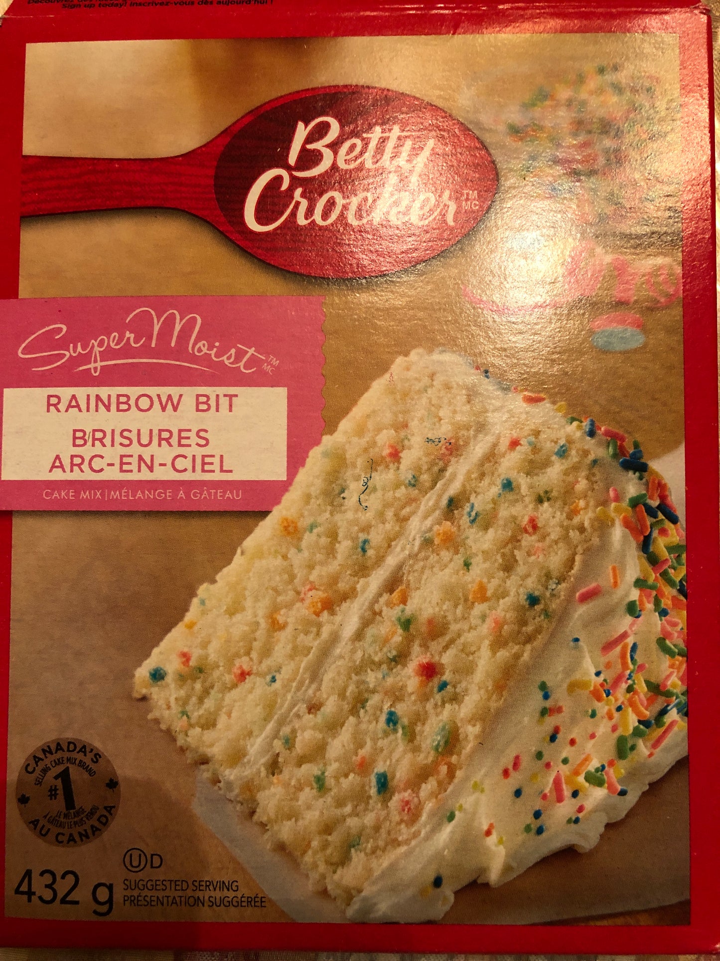 Cake or cookie mix