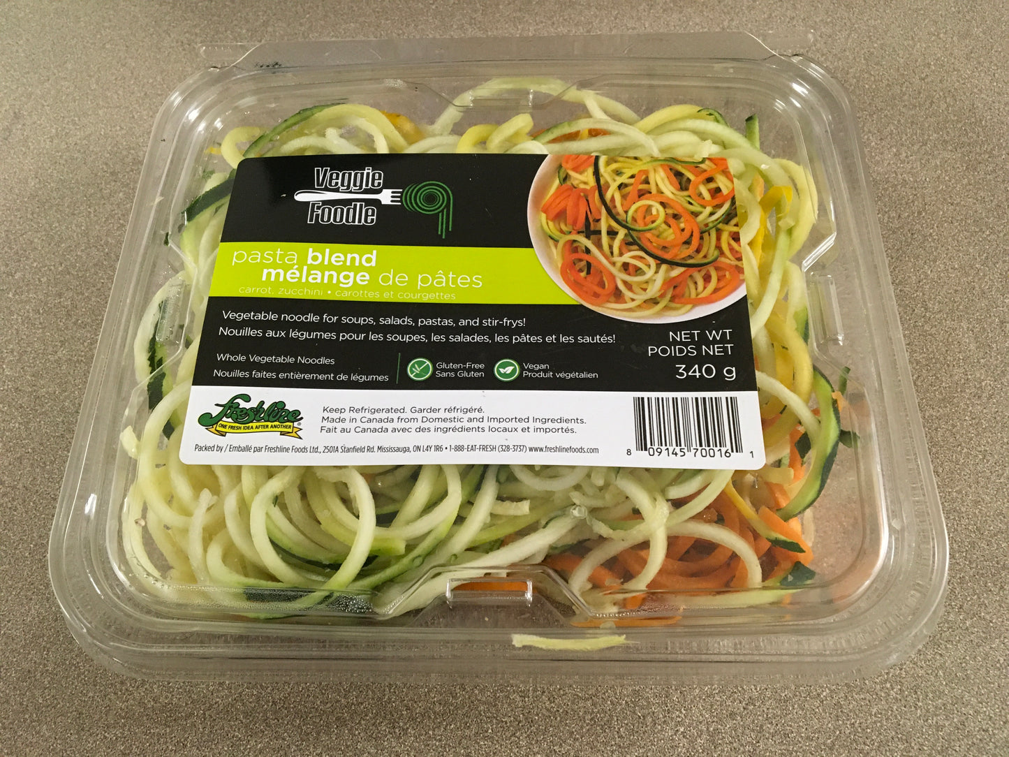 Vegetable noodles