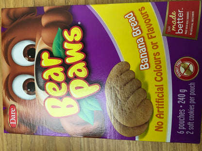 Bear Paws cookies