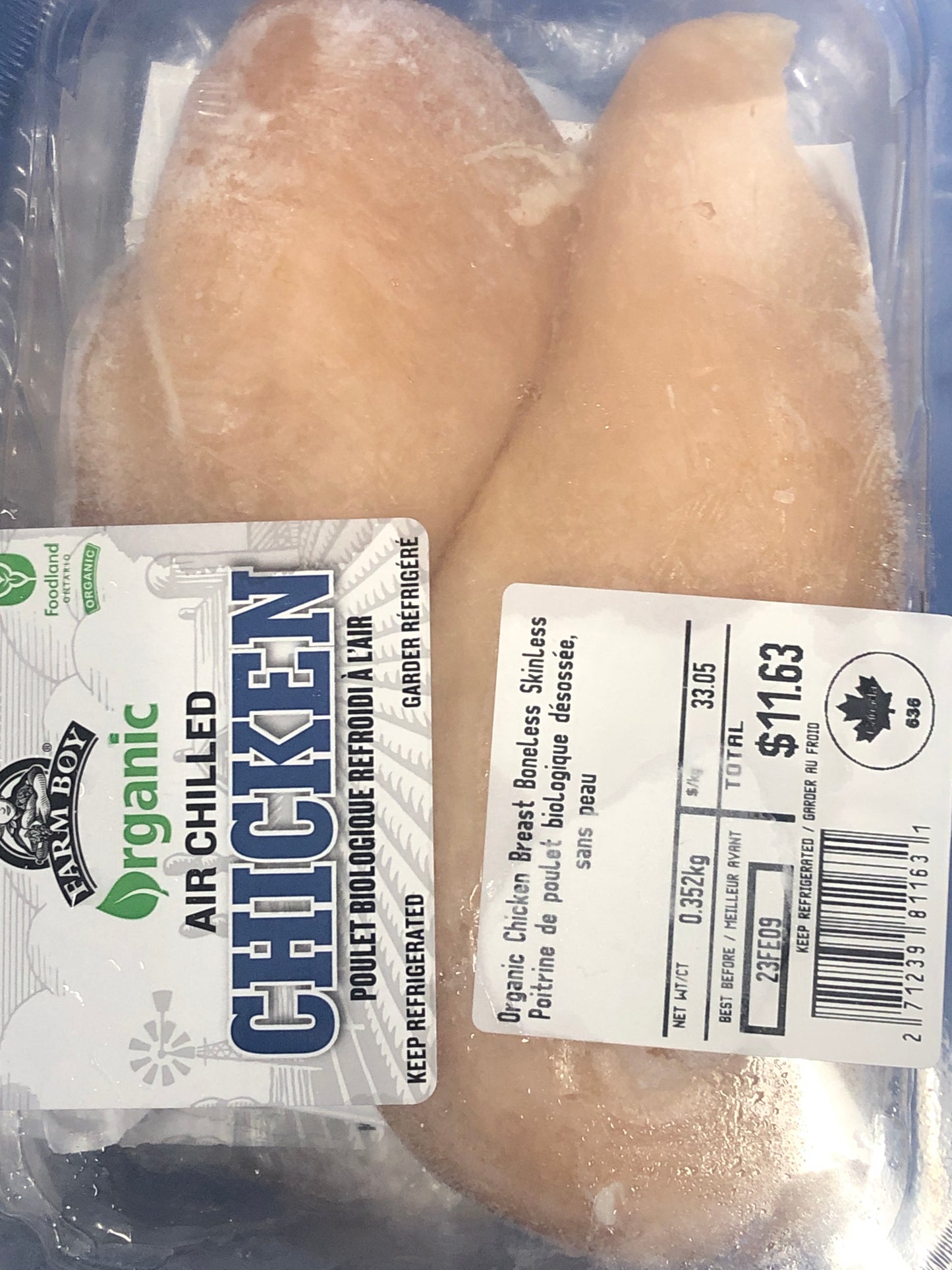 Frozen Chicken (m) - Limit one meat item per household