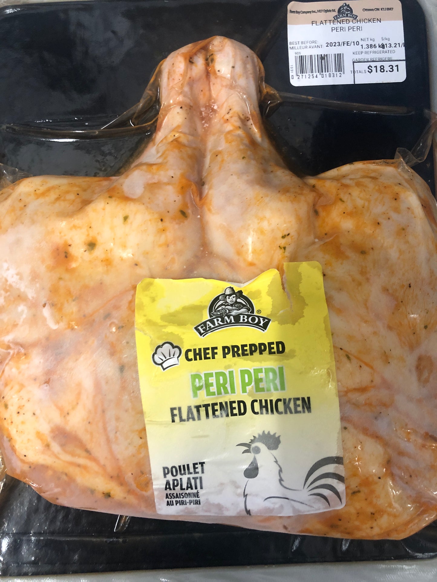 Frozen Chicken (m) - Limit one meat item per household