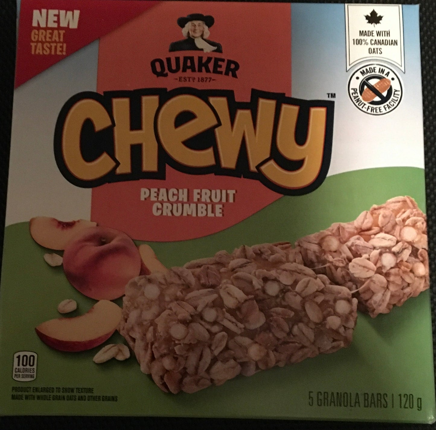 Granola Bars - Quaker- one box per order of ANY snack bars we have