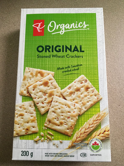 Organics Stoned Wheat Crackers