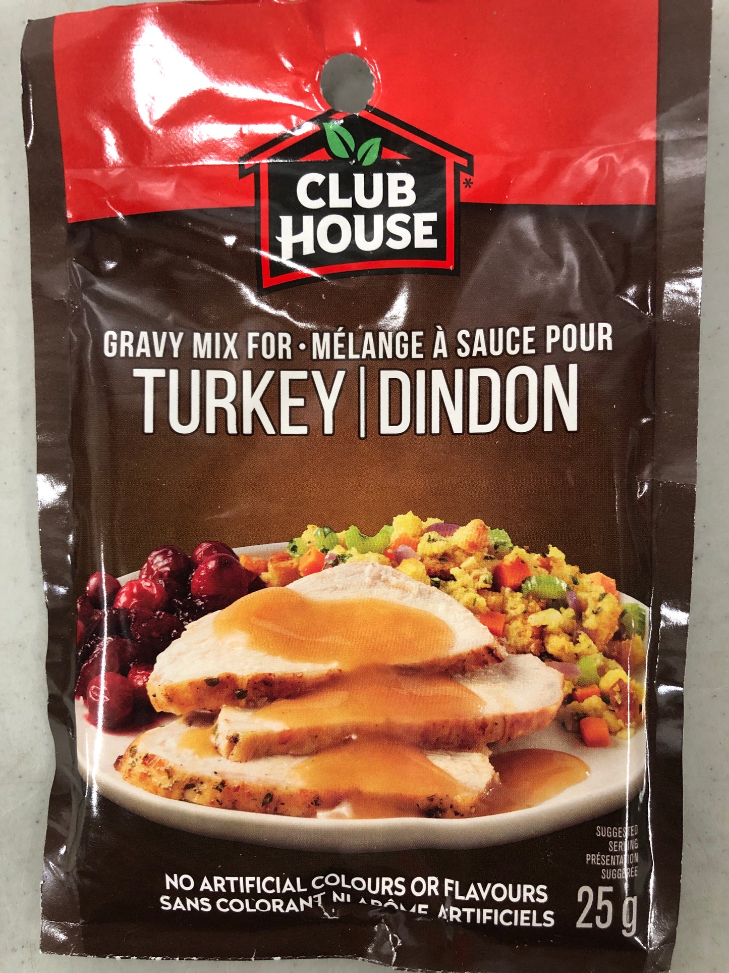 Club house gravy mix for turkey