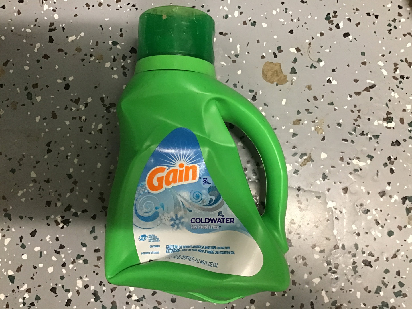 Laundry Detergent Gain Coldwater