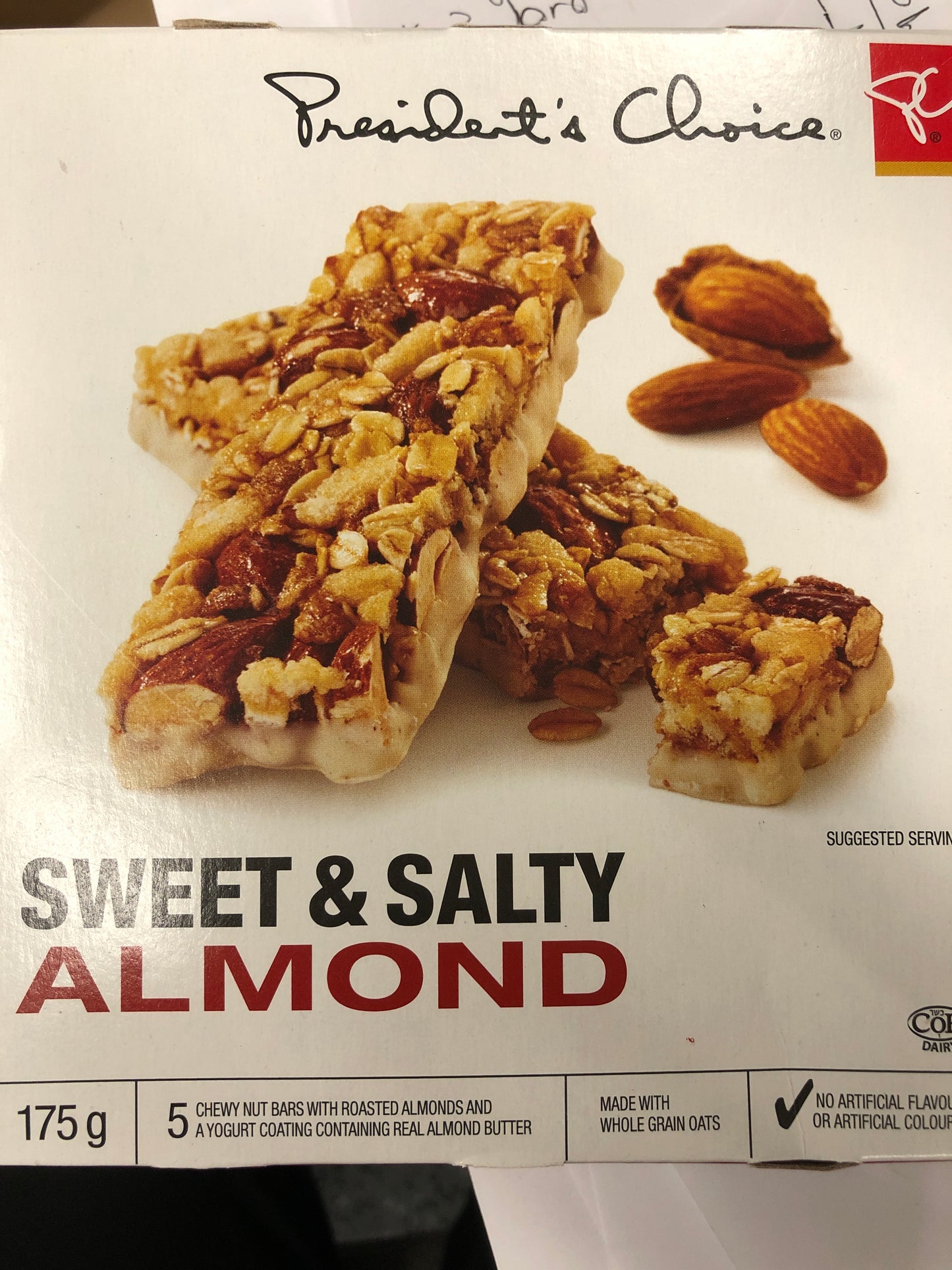 PC Granola Bars- one box per order of ANY snack bars we have