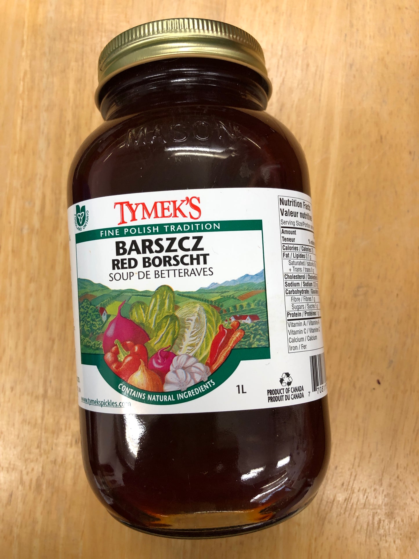 Polish Red borscht (beet soup)